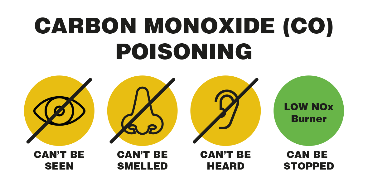 roasting healthy without carbon monoxide